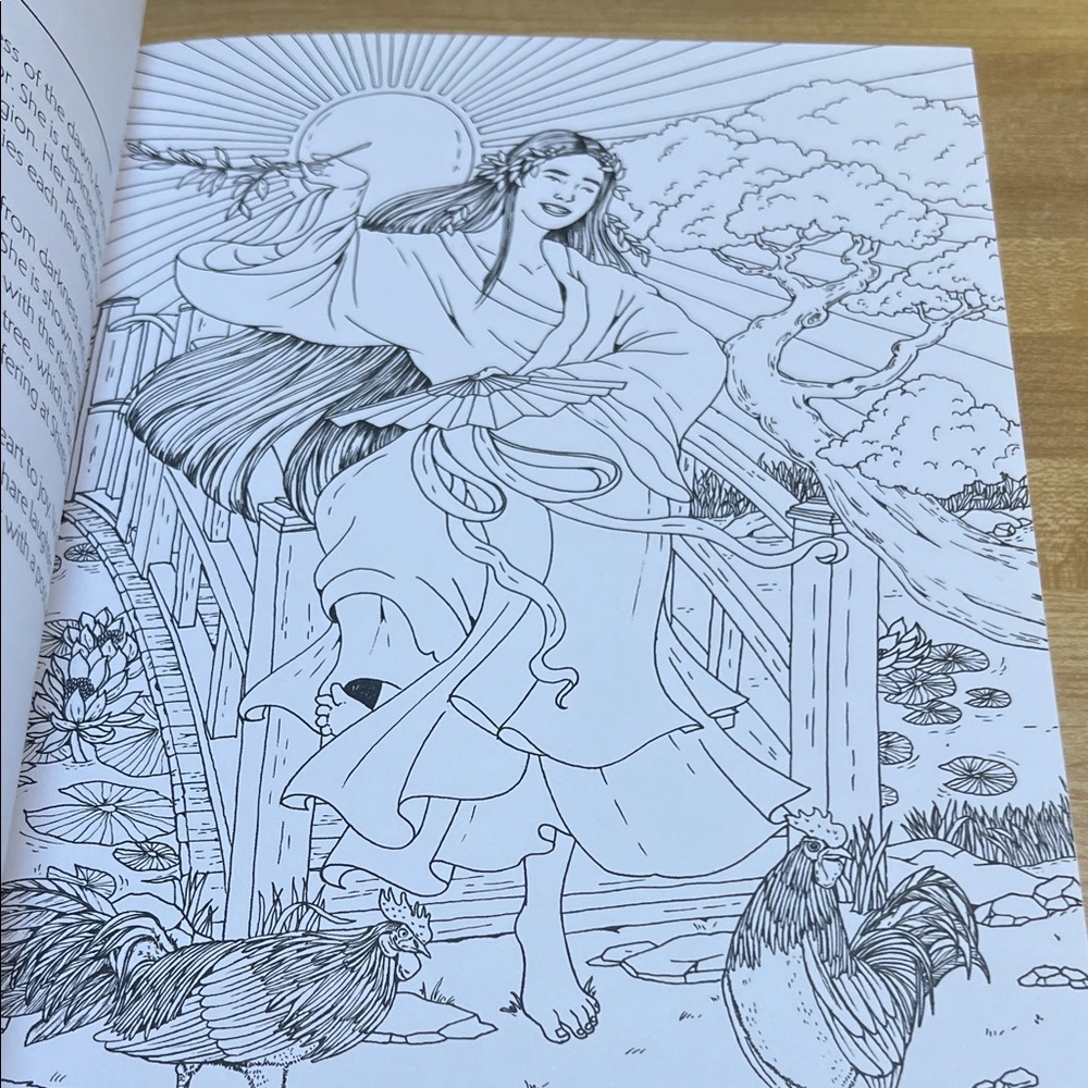 #9030+ Intricate Goddess Coloring Book - Picture 6 of 16